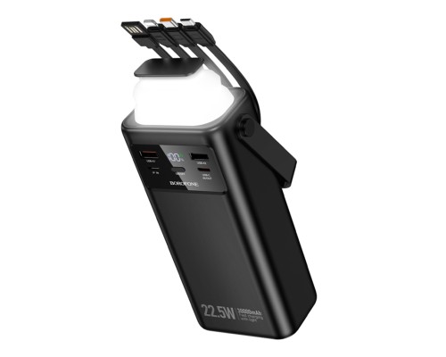 Універсальна Мобільна Батарея Power Bank Borofone BJ65 High 22.5W+PD20W+four-cables 30000mAh