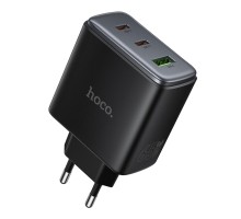 Мережевий Зарядний Пристрій Hoco C160A 2USB-C/1USB QC/PD65W