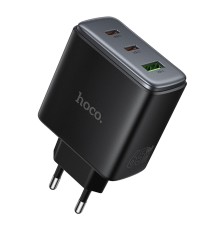 Мережевий Зарядний Пристрій Hoco C160A 2USB-C/1USB QC/PD65W