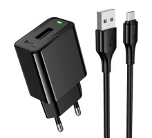 Мережевий Зарядний Пристрій Hoco CS91A 1USB 2.1A+USB to Micro
