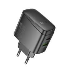 Мережевий Зарядний Пристрій Hoco CS63A 1USB/1USB-C PD65W/QC GAN
