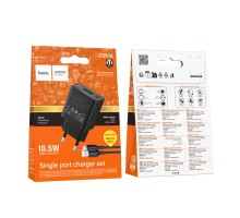 Мережевий Зарядний Пристрій Hoco CS91A 1USB 2.1A+USB to Type-C