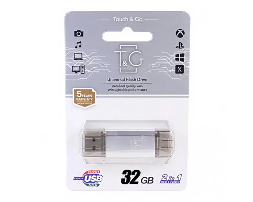 USB Flash Drive 3.0 T&G 32gb USB/Type C 009