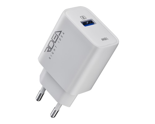 Мережевий Зарядний Пристрій Ridea RW-18120 Rapid 1USB QC 18W