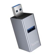 Хаб USB Hoco HB54 3in1 adapter(USB to USB3.0+USB2.0*2)