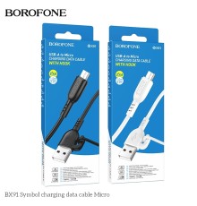Кабель USB Borofone BX91 Micro 2.4A М'ята упаковка