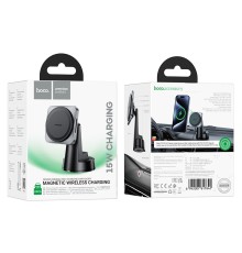 Автотримач Hoco HW16 Magnetic Wireless 15W