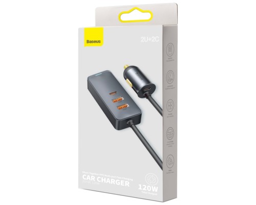 Автомобільний Зарядний Пристрій Baseus Share Together PPS multi-port 120W CCBT-A