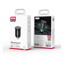 Автомобільний Зарядний Пристрій XO CC43 PD+QC3.0 45W