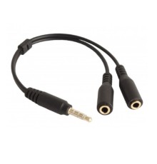 Розділювач Аудіо виходу Aux 3.5mm (Male) to 2Aux 3.5mm (Female)