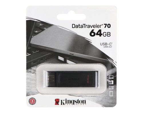 USB флеш-накопичувач 3.2 Kingston DT 70 64GB Type-C
