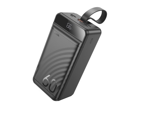 Універсальна Мобільна Батарея Power Bank Hoco J123C Element 22.5W+PD20W with digital display 60000 mAh
