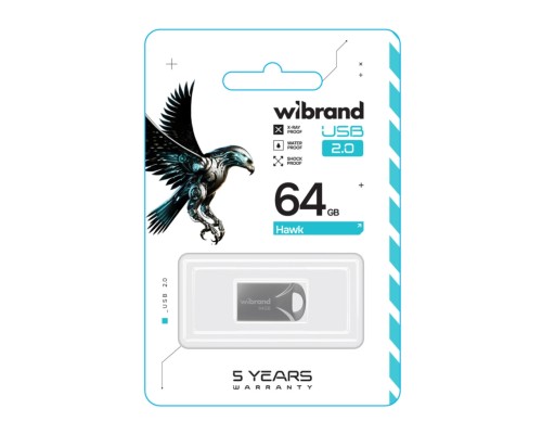 USB флеш-накопичувач Wibrand 64gb Hawk