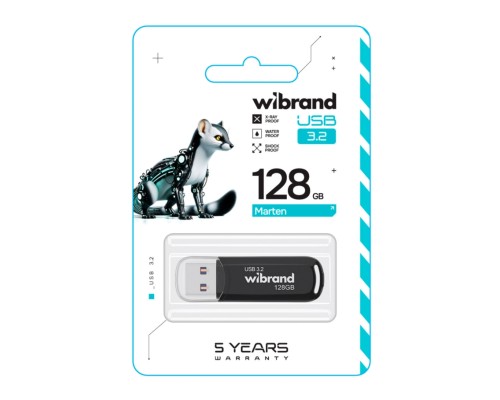 USB флеш-накопичувач 3.2 Wibrand 128gb Marten Gen1
