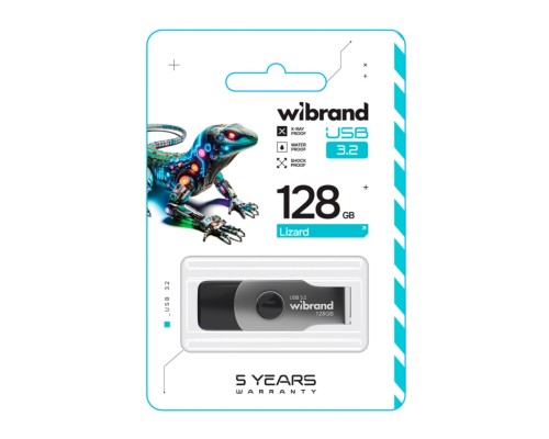 USB флеш-накопичувач 3.2 Wibrand 128gb Lizard Gen1