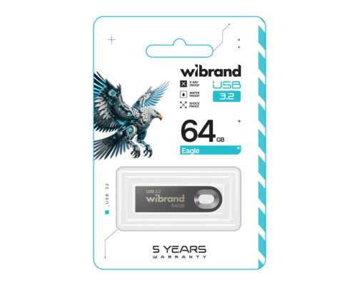 USB флеш-накопичувач 3.2 Wibrand 64gb Eagle Gen1