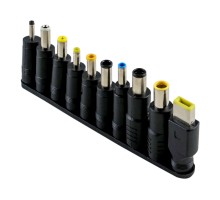 Кабель Type-C to DC PD65W 5.5х2.1 мм+10 Перехідників 1.8m