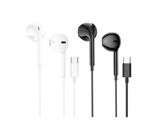 Навушники Hoco M101 Crystal joy wire-controlled digital earphones Type-C