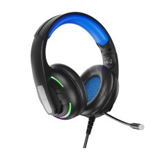 Ігрові Навушники XO-GE-09 Static RGB Long Mic Headworn USB+3.5 (with adapter cable)