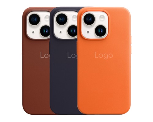 Чохол Leather Case with MagSafe для iPhone 15 Plus