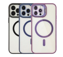 Чохол TPU+PC+Metal Stand Case with MagSafe and Camera Lenses для iPhone 12/12 Pro