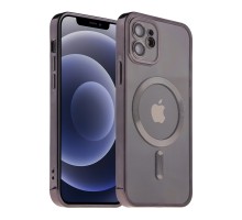 Чохол TPU Metallic Full Camera with Magsafe для iPhone 12
