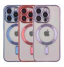 Чохол TPU Metallic Full Camera with Magsafe для iPhone 13 Pro Max