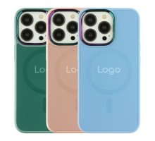 Чохол AG-Glass Chrome Camera with Magsafe для iPhone 13 Pro