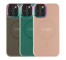 Чохол AG-Glass Chrome Camera with Magsafe для iPhone 12/12 Pro