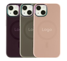 Чохол AG-Glass Chrome Camera with Magsafe для iPhone 14