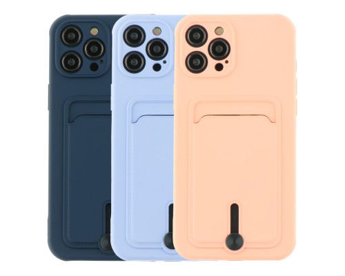 Чохол TPU Colorfull Pocket Card для iPhone 12 Pro Max