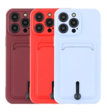 Чохол TPU Colorfull Pocket Card для iPhone 14 Pro Max