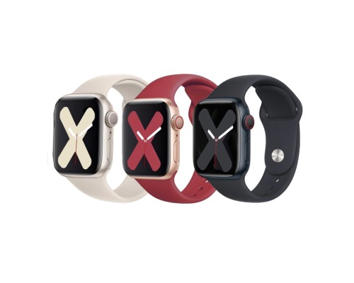 Ремінець для Apple Watch Band Silicone Two-Piece 38/40/41 mm Уцінка