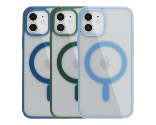 Чохол NEW TPU Color with Magsafe для iPhone 12/12 Pro
