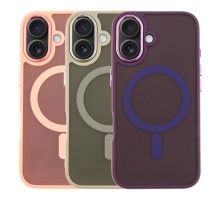 Чохол TPU+PC Space Magnetic Color with Magsafe для iPhone 16 Plus