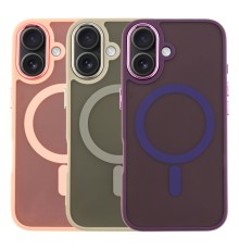 Чохол TPU+PC Space Magnetic Color with Magsafe для iPhone 16 Plus