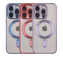 Чохол TPU Metallic Full Camera with Magsafe для iPhone 13 Pro