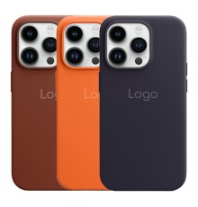 Чохол Leather Case with MagSafe для iPhone 15 Pro