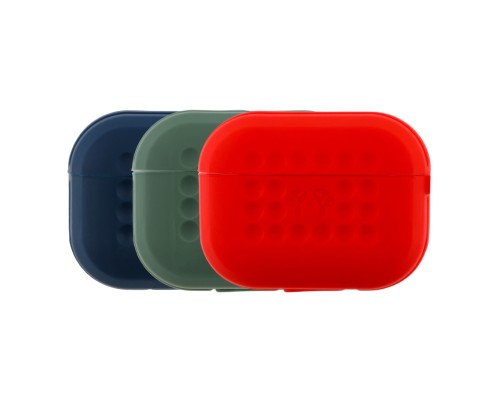 Футляр Silicone Fashion Case with Hook для Airpods Pro