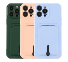 Чохол TPU Colorfull Pocket Card для iPhone 13 Pro Max