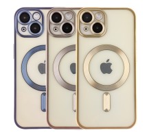 Чохол TPU Metallic Chrome Full Camera with Magsafe для iPhone 13