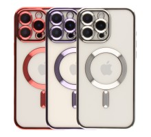 Чохол TPU Metallic Full Camera with Magsafe для iPhone 16 Pro Max