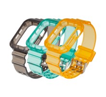 Ремінець для Apple Watch Band Color Transparent + Protect Case 40/41 mm