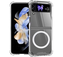 Чохол TPU Clear Case with MagSafe для Samsung Flip 6 (F741)