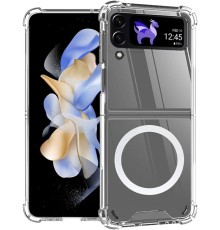 Чохол TPU Clear Case with MagSafe для Samsung Flip 6 (F741)