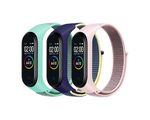 Ремінець для Xiaomi Mi Band 3/4/5/6/7 Nylon