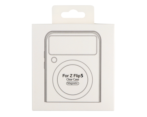 Чохол TPU Clear Case with MagSafe для Samsung Flip 5 (F731)
