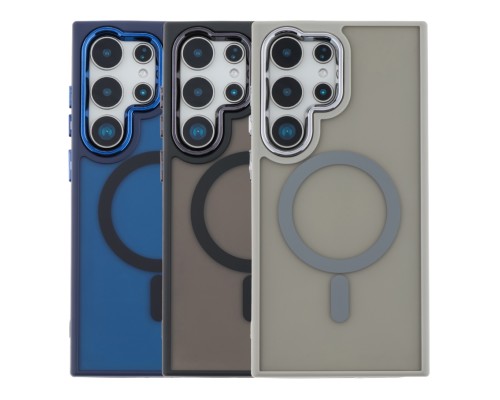 Чохол TPU+PC Space Magnetic Color with Magsafe для Samsung Galaxy S25 Ultra 5G (S938)