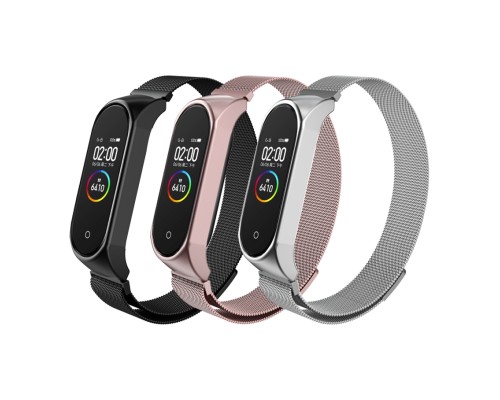 Ремінець для Xiaomi Mi Band 3/4/5/6 Milanese Loop