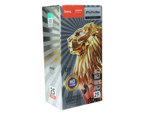 Захисне скло Hoco G9 HD for Apple iPhone 14 Pro Max 25 шт
